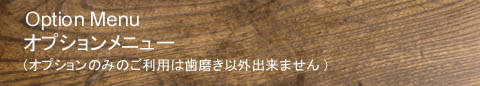 オプションメニュー